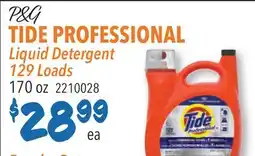Restaurant Depot TIDE PROFESSIONAL Liquid Detergent 129 Loads offer