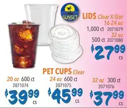 Restaurant Depot PET CUPS Clear offer