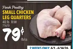 Restaurant Depot Fresh Poultry SMALL CHICKEN LEG QUARTERS offer
