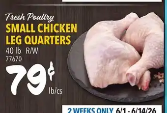 Restaurant Depot Fresh Poultry SMALL CHICKEN LEG QUARTERS offer