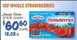 Restaurant Depot James Farm IQF WHOLE STRAWBERRIES offer