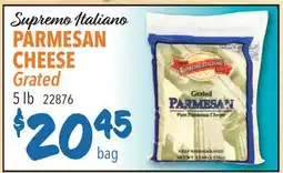 Restaurant Depot Supremo Italiano PARMESAN CHEESE Grated offer