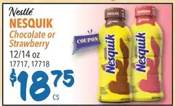 Restaurant Depot Nestlé NESQUIK Chocolate or Strawberry offer