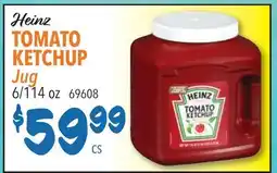 Restaurant Depot Heinz TOMATO KETCHUP Jug offer