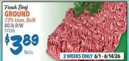 Restaurant Depot Fresh Beef GROUND offer