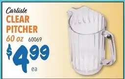 Restaurant Depot Carlisle CLEAR PITCHER offer