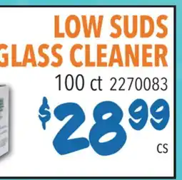 Restaurant Depot LOW SUDS GLASS CLEANER offer