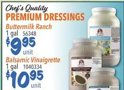 Restaurant Depot Chef's Quality PREMIUM DRESSINGS offer