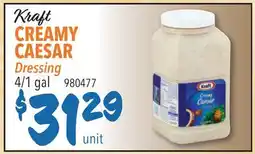 Restaurant Depot Kraft CREAMY CAESAR Dressing offer