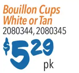 Restaurant Depot Bouillon Cups White or Tan offer