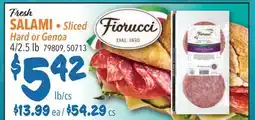 Restaurant Depot Fresh SALAMI • Sliced Hard or Genoa offer