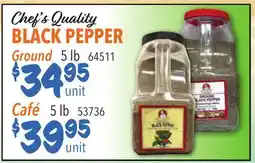 Restaurant Depot Chef's Quality BLACK PEPPER offer