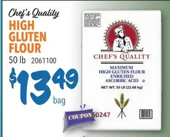 Restaurant Depot Chef's Quality HIGH GLUTEN FLOUR offer