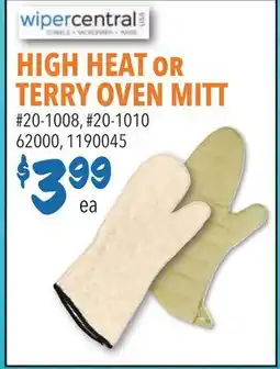 Restaurant Depot HIGH HEAT OR TERRY OVEN MITT offer