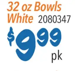Restaurant Depot 32 oz Bowls offer