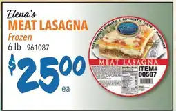 Restaurant Depot Elena's MEAT LASAGNA offer