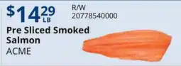 Restaurant Depot Pre Sliced Smoked Salmon offer