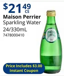 Restaurant Depot Maison Perrier Sparkling Water offer