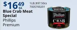 Restaurant Depot Blue Crab Meat Special Phillips Premium offer