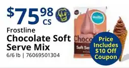 Restaurant Depot Frostline Chocolate Soft Serve Mix offer