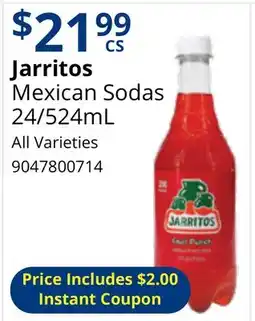 Restaurant Depot Jarritos Mexican Sodas offer