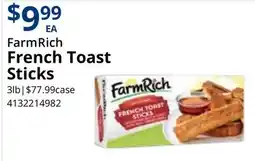 Restaurant Depot FarmRich French Toast Sticks offer