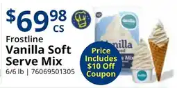 Restaurant Depot Frostline Vanilla Soft Serve Mix offer