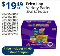Restaurant Depot Frito Lay Variety Packs offer