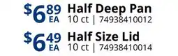 Restaurant Depot Half Deep Pan | Half Size Lid offer