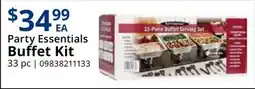 Restaurant Depot Party Essentials Buffet Kit offer