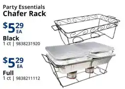 Restaurant Depot Party Essentials Chafer Rack offer