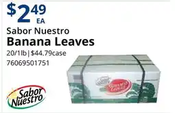 Restaurant Depot Sabor Nuestro Banana Leaves offer