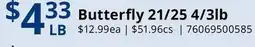 Restaurant Depot Butterfly 21/25 4/3lb offer