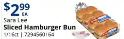 Restaurant Depot Sara Lee Sliced Hamburger Bun offer