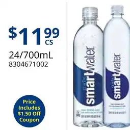 Restaurant Depot smartwater offer