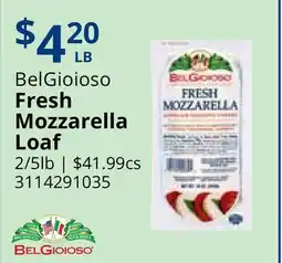 Restaurant Depot BelGioioso Fresh Mozzarella Loaf offer
