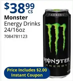 Restaurant Depot Monster Energy Drinks offer