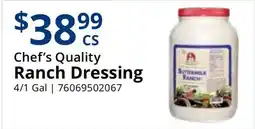 Restaurant Depot Chef's Quality Ranch Dressing offer