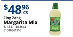 Restaurant Depot Zing Zang Margarita Mix offer