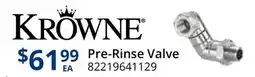 Restaurant Depot KROWNE Pre-Rinse Valve offer