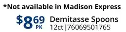 Restaurant Depot Demitasse Spoons offer