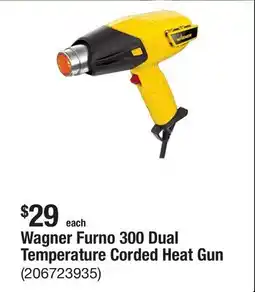 The Home Depot Wagner Furno 300 Dual Temperature Corded Heat Gun offer