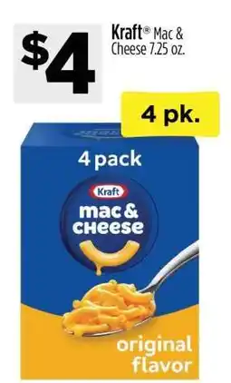 Dollar General Kraft Mac & Cheese 7.25 oz offer