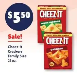 Family Dollar Cheez-It Crackers Family Size offer