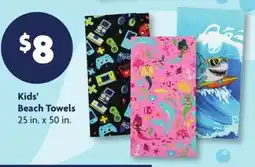 Family Dollar Kids' Beach Towels offer
