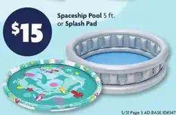 Family Dollar Spaceship Pool or Splash Pad offer