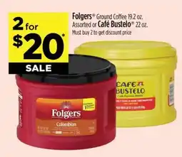 Dollar General Folgers Ground Coffee offer