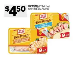 Dollar General Oscar Mayer Deli Fresh Lunch Meat 9 oz. Assorted offer