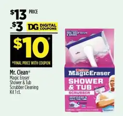 Dollar General Mr. Clean Magic Eraser Shower & Tub Scrubber Cleaning Kit 1 ct offer