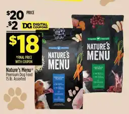Dollar General Nature's Menu offer